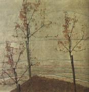 Egon Schiele Autumn Trees oil painting